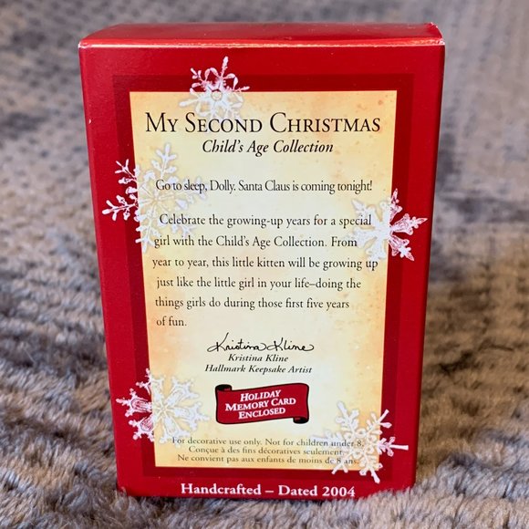 Hallmark Keepsake Ornament (2004): My Second Christmas - Child’s Age Collection - Picture 2 of 4